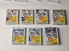 1985 Topps Baseball Cello Packs Lot 7 Strawberry Yount Murray Brett Carlton Top
