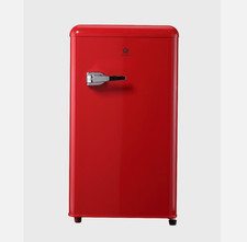 Mini Frigo Frigobar 80 Litri Congelatore Vinage Crema Retrò Rosso Red BL-76R