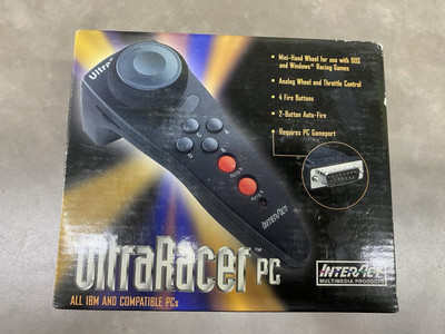 [New / Unopened Box] InterAct UltraRacer PC SV-284 Analog Wheel Controller