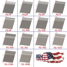 10pc/1pack Fresas de acero de carburo tungsteno FG redondas Drill Alta velocidad