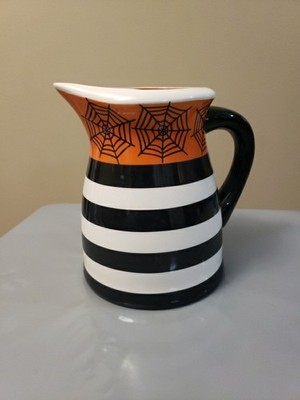 Terramoto Ceramic  Spiderwebs Pitcher 