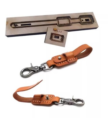 Leather Cutting Die Set for Keychain, Punch Tool Cutter Embossing Template