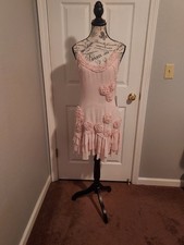 Pink Forever Women's Pink Lace Dress Elegant/Formal, Small