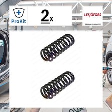 2x ORIGINAL® Lesjöfors Fahrwerksfeder Hinten für Saab 9000 Schrägheck 9000