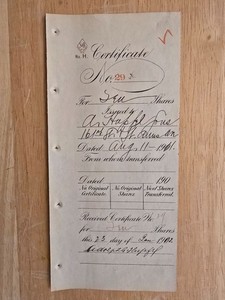 BRONX Brewery / BREWER Adolph G. Hupfel SIGNED Document “Hupfel Brewing Company”