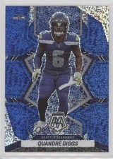 2022 Panini Mosaic Redemption Pack Blue Sparkle Prizm SP Quandre Diggs #173 18f3