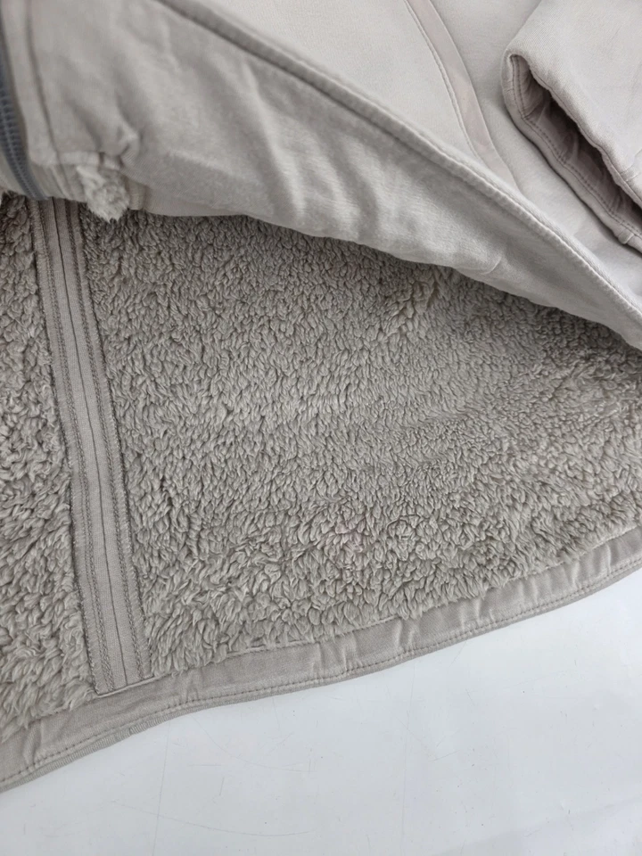 Chaqueta Sherpa Athleta Gris Claro Para Mujer Westbound Talla 3XL Foto 4 de 4