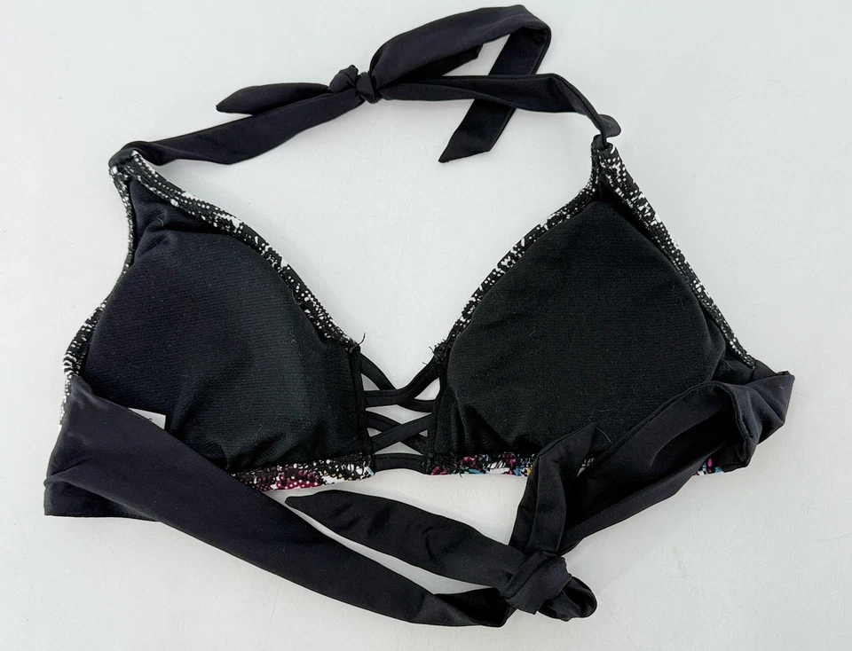 Top de Bikini de Natación Mossimo Multicolor Chevron Estampado Azteca Talla Pequeña Boho Festival Foto 2 de 4