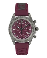 Versace Mens  Stainless Steel 43mm Strap Fash...