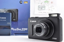  1yr Wty for US Canon PowerShot S100 Digital Camera Black Mint RAW Japan 2638