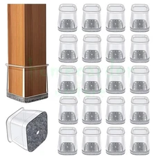 20/40X Upgraded Ruby Slider Chair Leg Protector Hardwood Floors Fits All Shape
