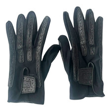 Isotoner ARIS Size Medium Black Gloves