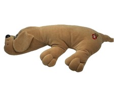 Vtg 1985 Tonka Pound Puppy Large 17" Tan Brown Plush Dog NO Original Red Collar