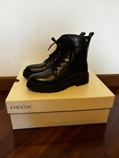 Anfibi Stivaletti Donna Geox D Iridea D16hrc000 Usati 1 Sola Volta - N. 37 Neri