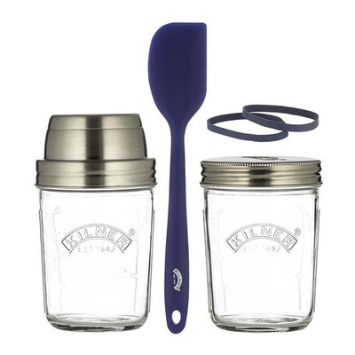 Kilner Sauerteig Starterset mit 2 Gläsern luftdicht 350ml Hausgärung