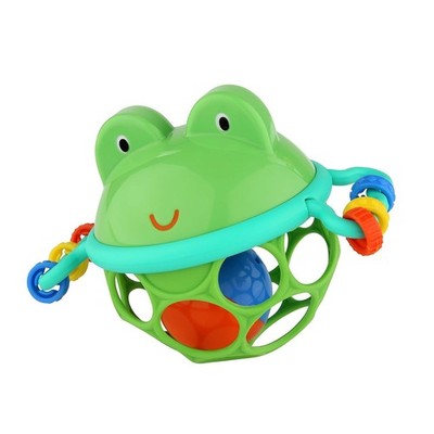 Oball Musical Toy, Jingle & Shake Pal, BPA-Free Easy-Grasp Baby Rattle Toy, A...