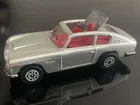 1979 CORGI ASTON MARTIN DB6 JAMES BOND 007 GT BRITAIN Silver FUNCTIONS VTG 1:64