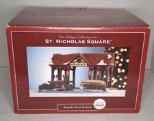 St. Nicholas Square Rapids Boat Rental Village Collection 2007 Pre-owned In Box 