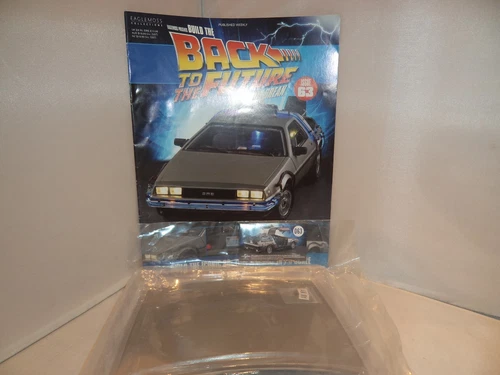 EAGLEMOSS  BUILD THE BACK TO THE FUTURE DELOREAN ISSUE 63 PART AND MAGAZINE