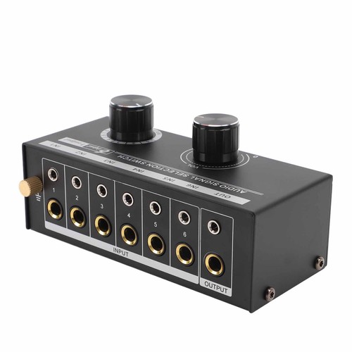 Audio Signal Selector With Volume Adjustment 6 Input 1 Output Audio Source S AP9 - Picture 16 of 24