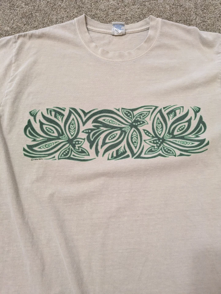 Camisa Crazy Shirts Hawaii Para Hombre Grande Kona Teñida de Café Estampado Gráfico Foto 2 de 4