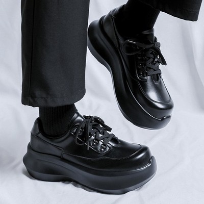 Men's Faux Leather Dress Shoes Round Toe Lace Up Formal Britain Retro OL Fashion