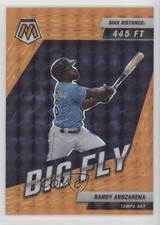 2022 Panini Mosaic Big Fly Fluorescent Orange Prizm 34/99 Randy Arozarena 9v7