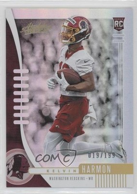 2019 Panini Absolute Rookie Spectrum 19/199 Kelvin Harmon #196 Rookie RC 3n1