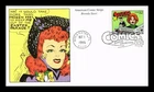 DR JIM STAMPS US COVER BRENDA STARR CLASSIC COMIC STRIPS FIRST DAY ISSUE MYSTIC