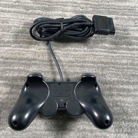 Vintage Sony PlayStation 2 DualShock 2 Controller Black SCPH-10010 Wired Tested