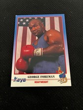 GEORGE FOREMAN ROOKIE KAYO 1991 EXMT BOXING CARD