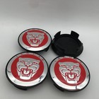 4 X JAGUAR 58mm X S Type E F I Pace XK XF XE XJ BLACK WHEEL CENTRE CAP