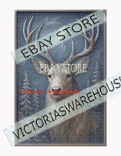 1000 piece jigsaw puzzle Deer winter rustic woodland wildlife