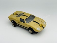Aurora Thunderjet Tjet FORD GT40 - Tan HO Slot Car 1374