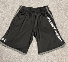 Under Armour Athletic Basketball Shorts Black And Camo Big Boys Size Large
