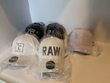 Lot Of 5 Rare New  TaylorMade Tour Authentic Raw MG4 Carbonwood White Hat Black