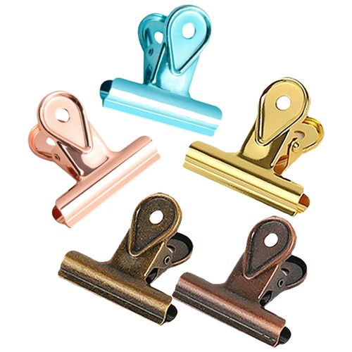 5 Pcs Langes Schwanzclip -Schreibwaren Büro Büroklammern Klemmen Papierklemmen - Bild 11 von 12