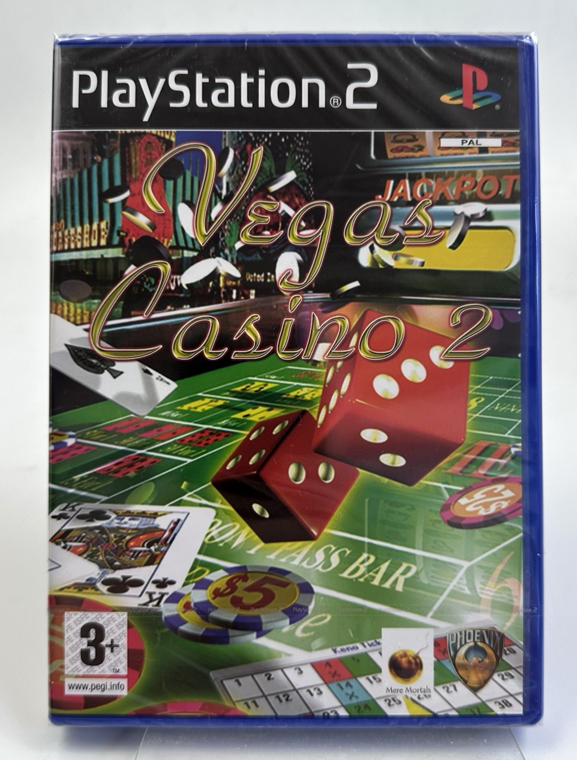 PS2 Vegas Casino 2, New And Factory Sealed