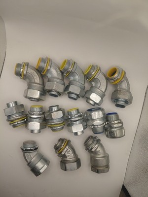Hubbell, Raco, T&B, 3/4''- Liquid Tight Connectors, ( Lot Of 14 )