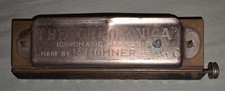 Vtg THE CHROMONICA Chromatic Harmonica by M. HOHNER. Key of C