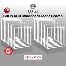 20x - 48W 600x600 Standard Linear LED Frame | 4800lm | 6500K | IP20 | 5 Year War
