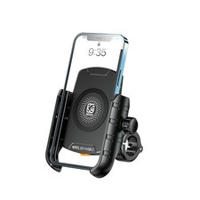 Motorcycle Holder Wireless Charging 3.0 Quick Charger Mount For 4-7 Inch Phone