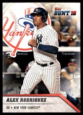 Alex Rodriguez 2016 Topps Bunt #112 Yankees MLB READ FREE SHIPPING AutographDen