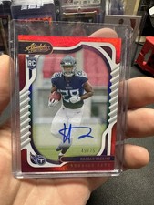 2022 Panini Absolute Signature Rookies Spectrum Red #142 Hassan Haskins RC /75