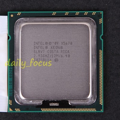   Xeon X5670 SLBV7 2.93 GHz BX80614X5670 CPU Processor LGA 1366 6.4 GT/s #hj