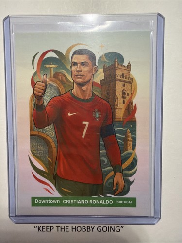 CUSTOM  CARD - Cristiano Ronaldo  #7 Portugal Soccer