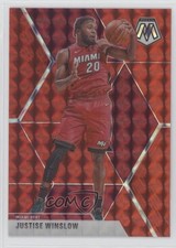 2019-20 Panini Mosaic Red Prizm Justise Winslow #140 11b4