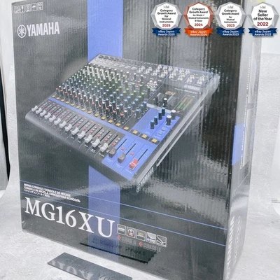 YAMAHA MG16XU 16-Channel Mixing Analog Mixer Console MG Series Japan Black New - Image 1 of 4