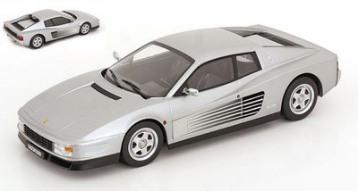 KK Scale FERRARI TESTAROSSA 1986 SILVER-GREYMETALLIC 1:18