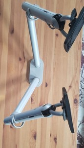 Bras double articulé pour écrans d'ordinateur - BE Flexible Dual